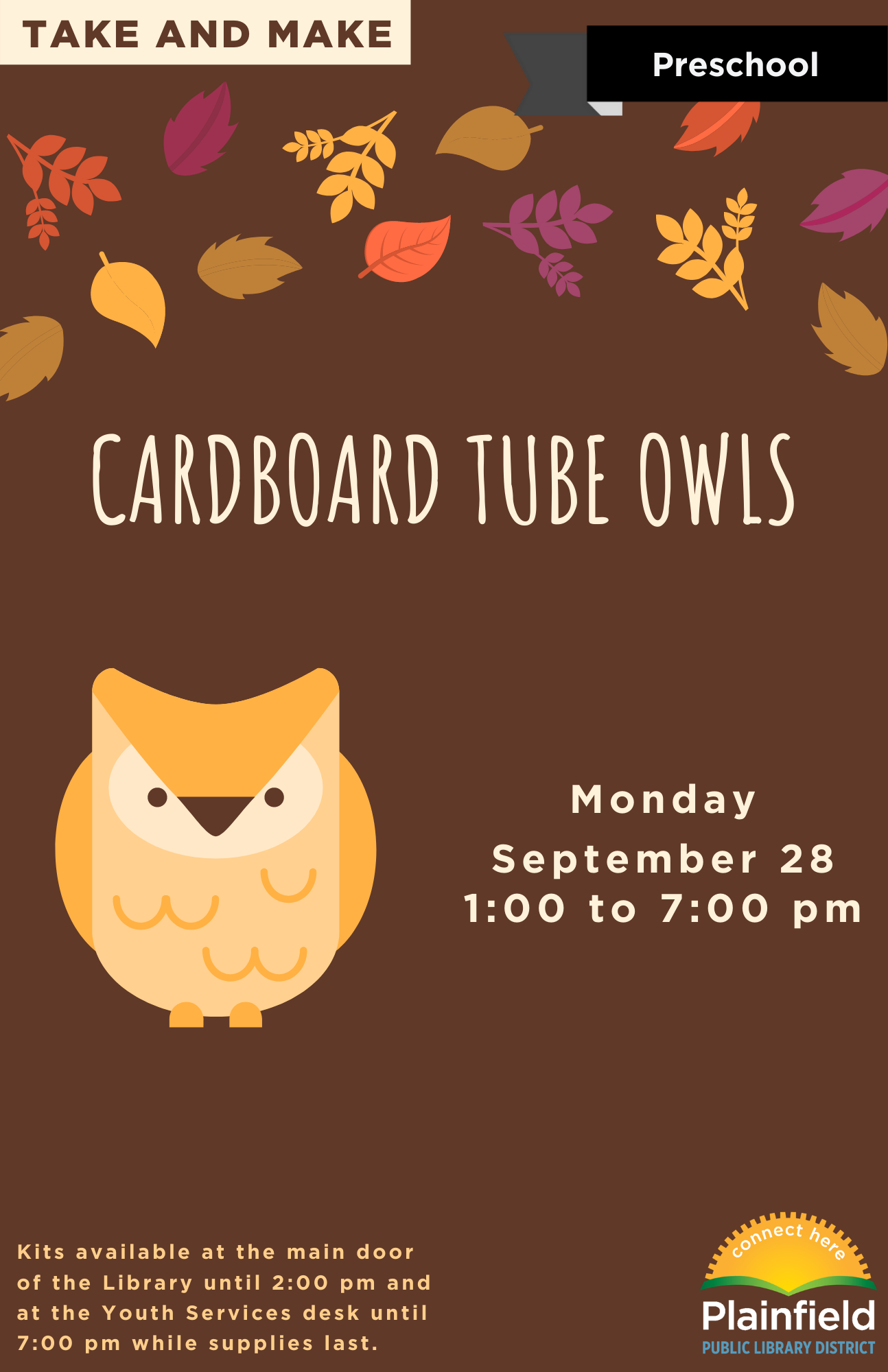 Cardboard Tube Owls