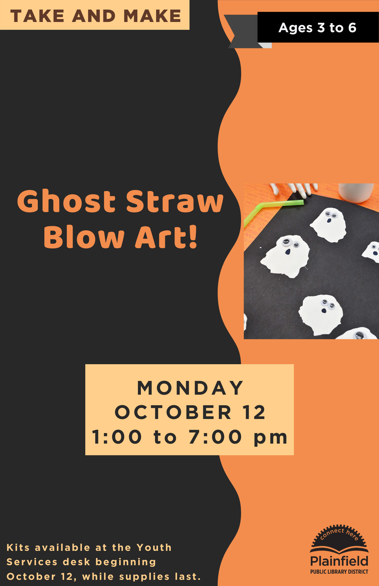 Ghost Blow Straw Art