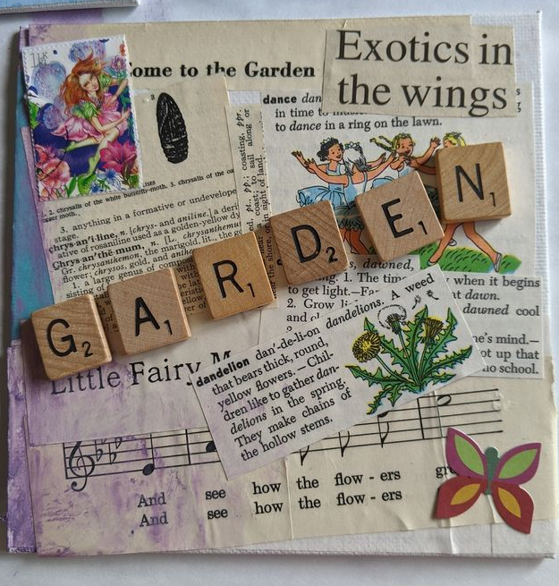 Book Page Poetry Collage Kit