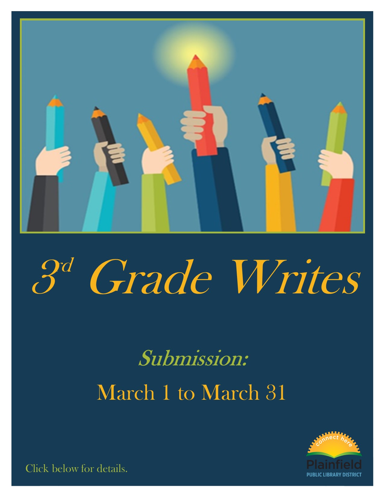 3rd Grade Writes submissions March 1 to March 31