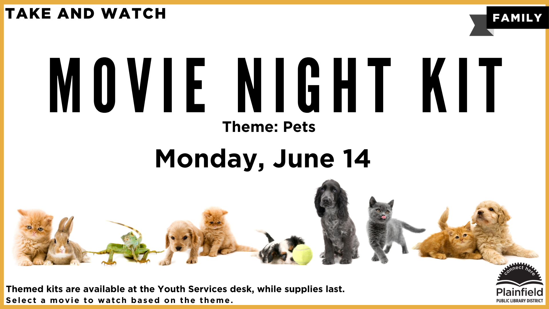 movie night kit pets