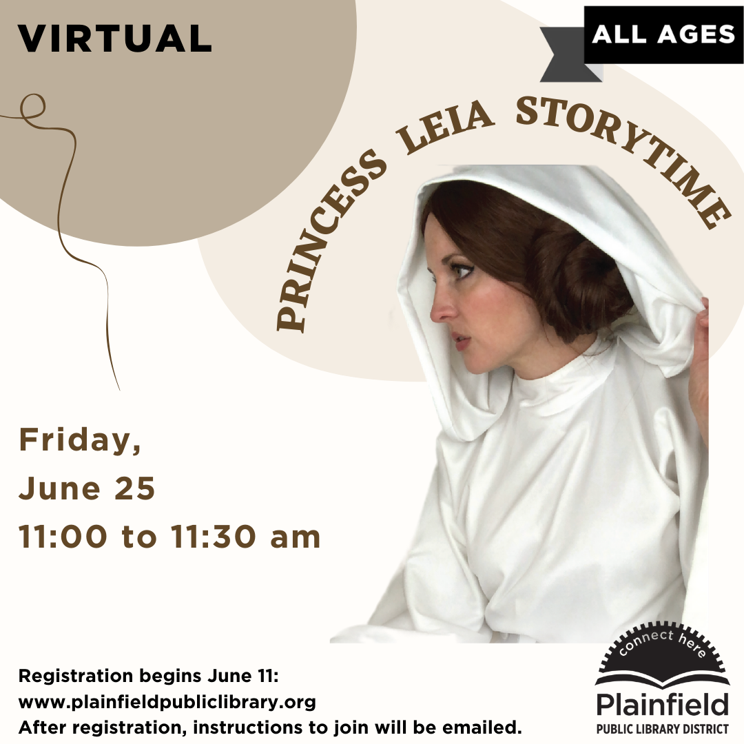 Princess Leia virtual storytime
