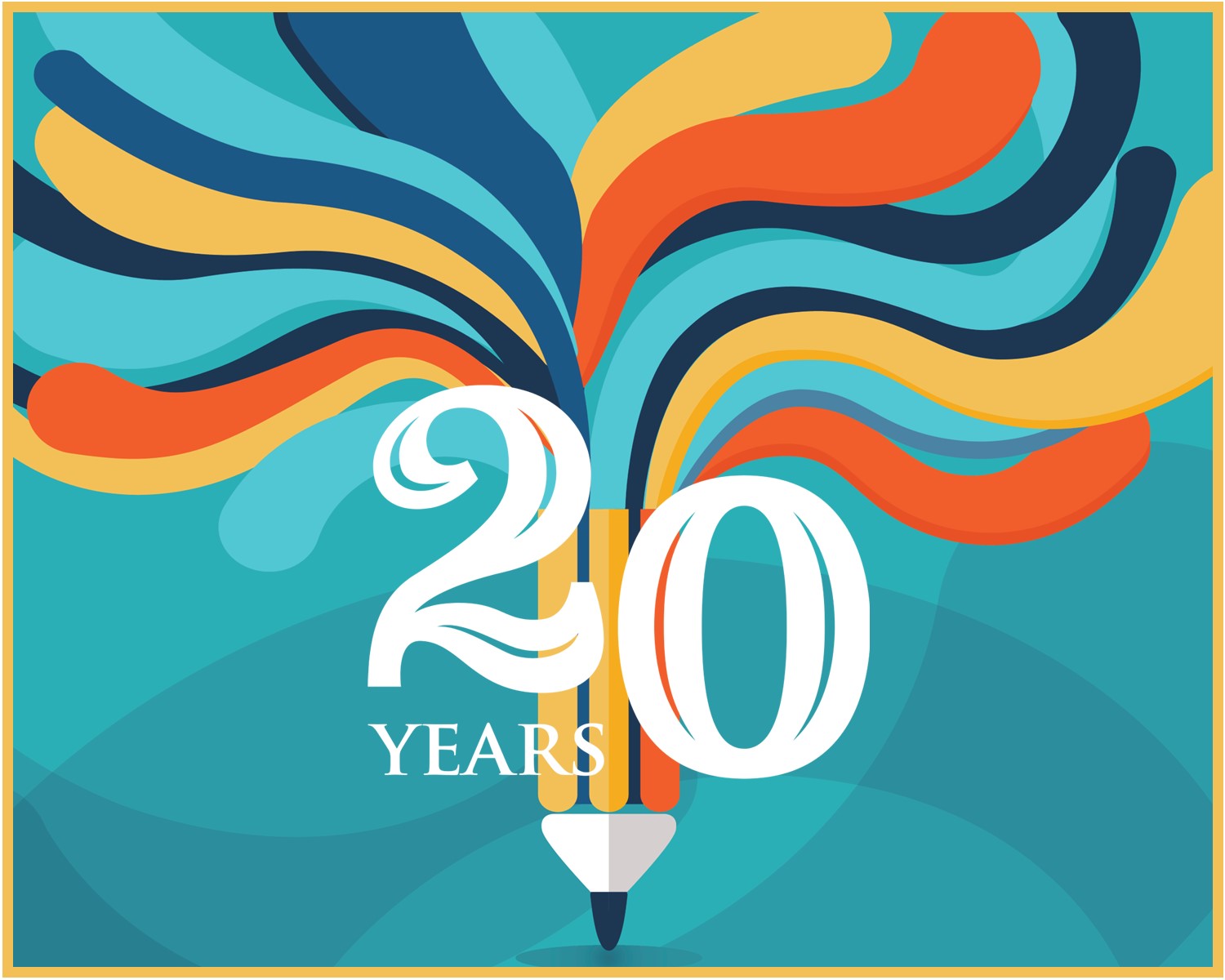 Logo for 20th Anniversary of Short Story Contest