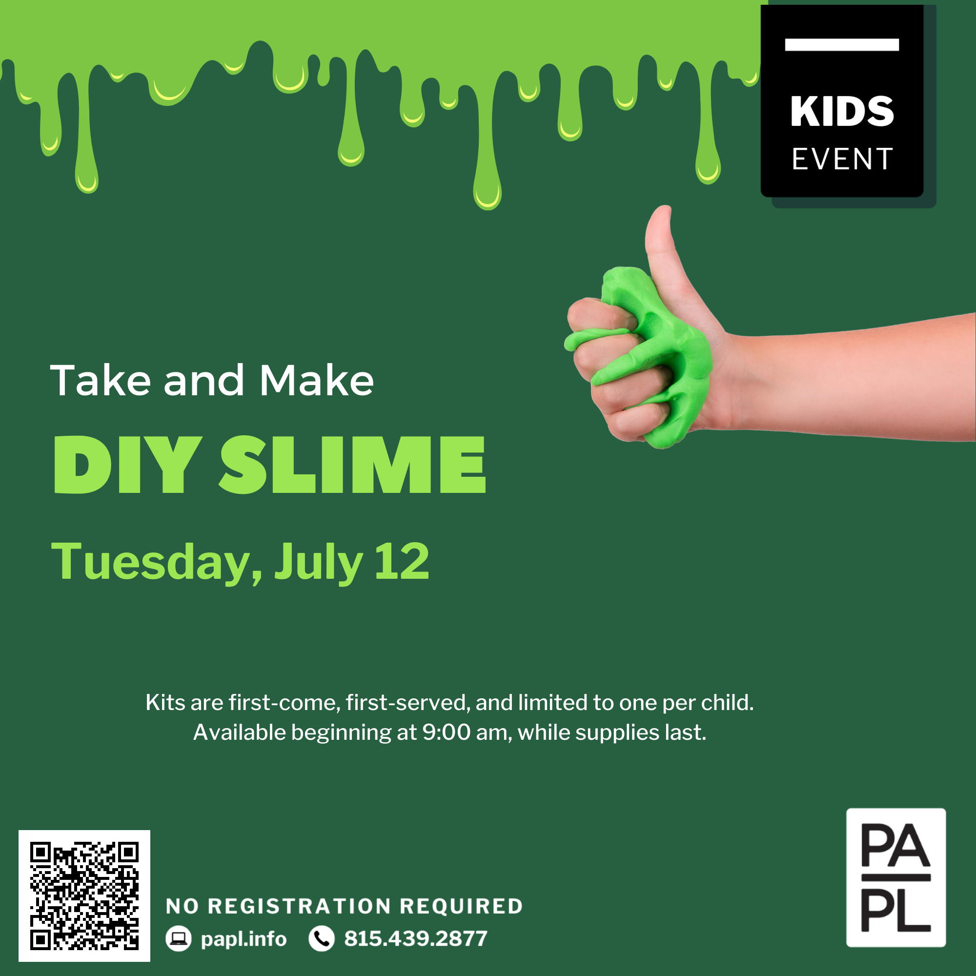 Kids Take and Make: DIY Slime