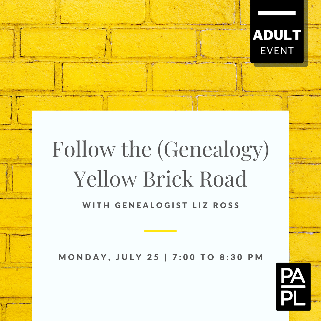 Follow the (Genealogy) Yellow Brick Road