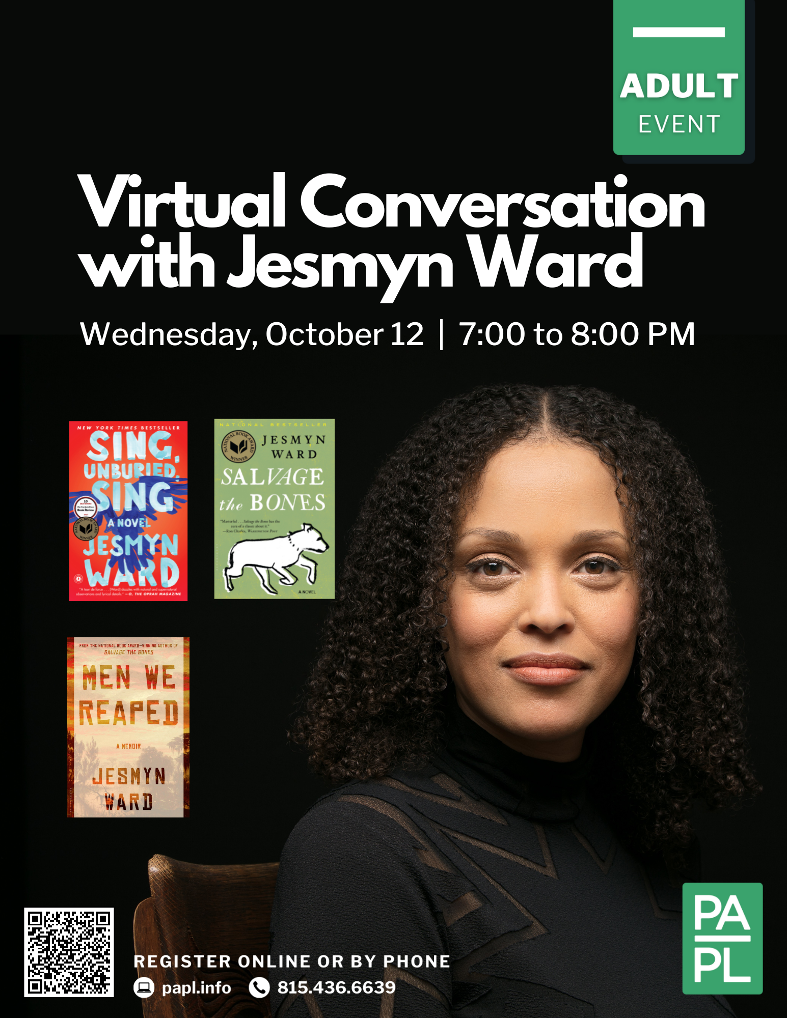 Virtual Conversation with Jesmyn Ward