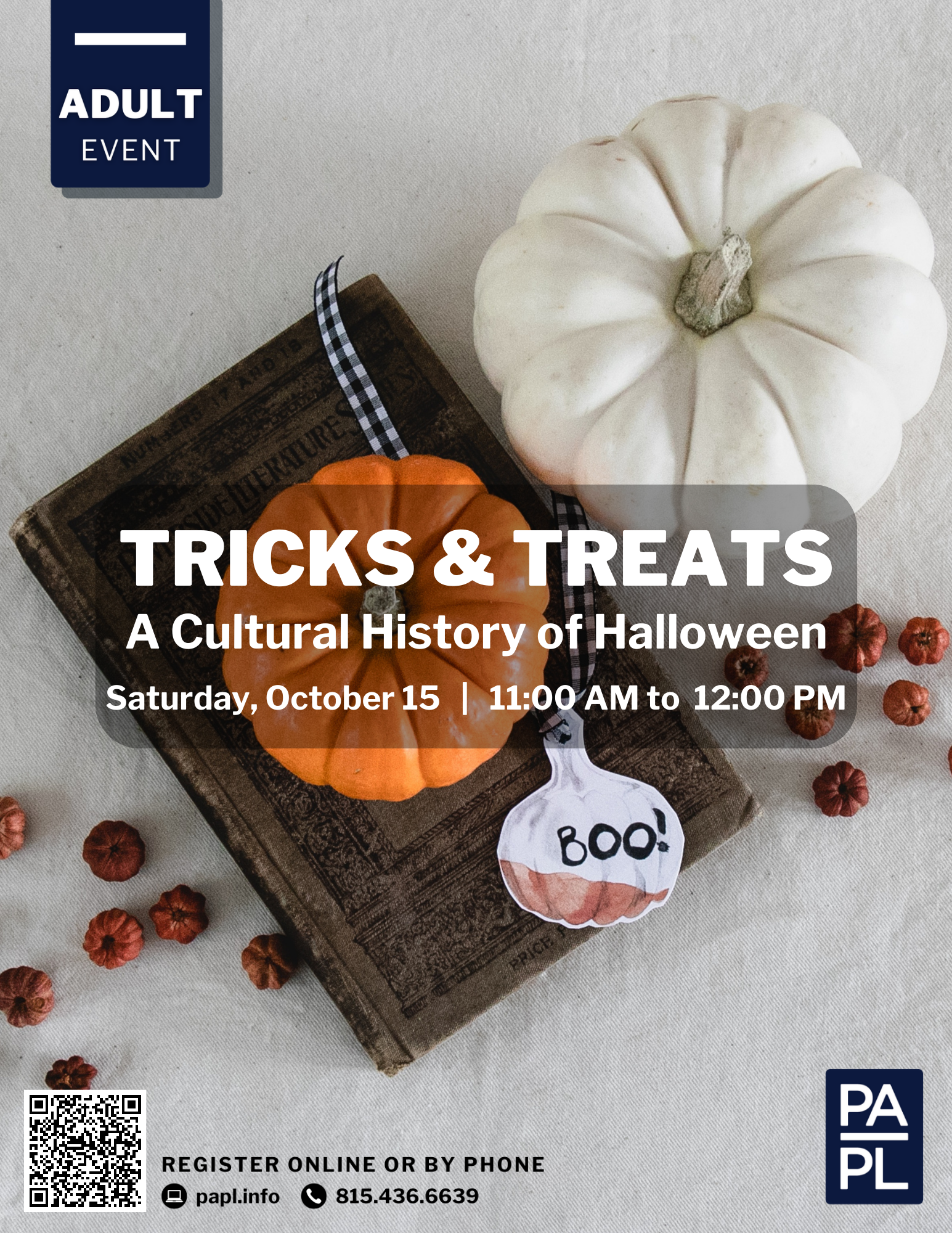 Virtual | Tricks & Treats a cultural History of Halloween