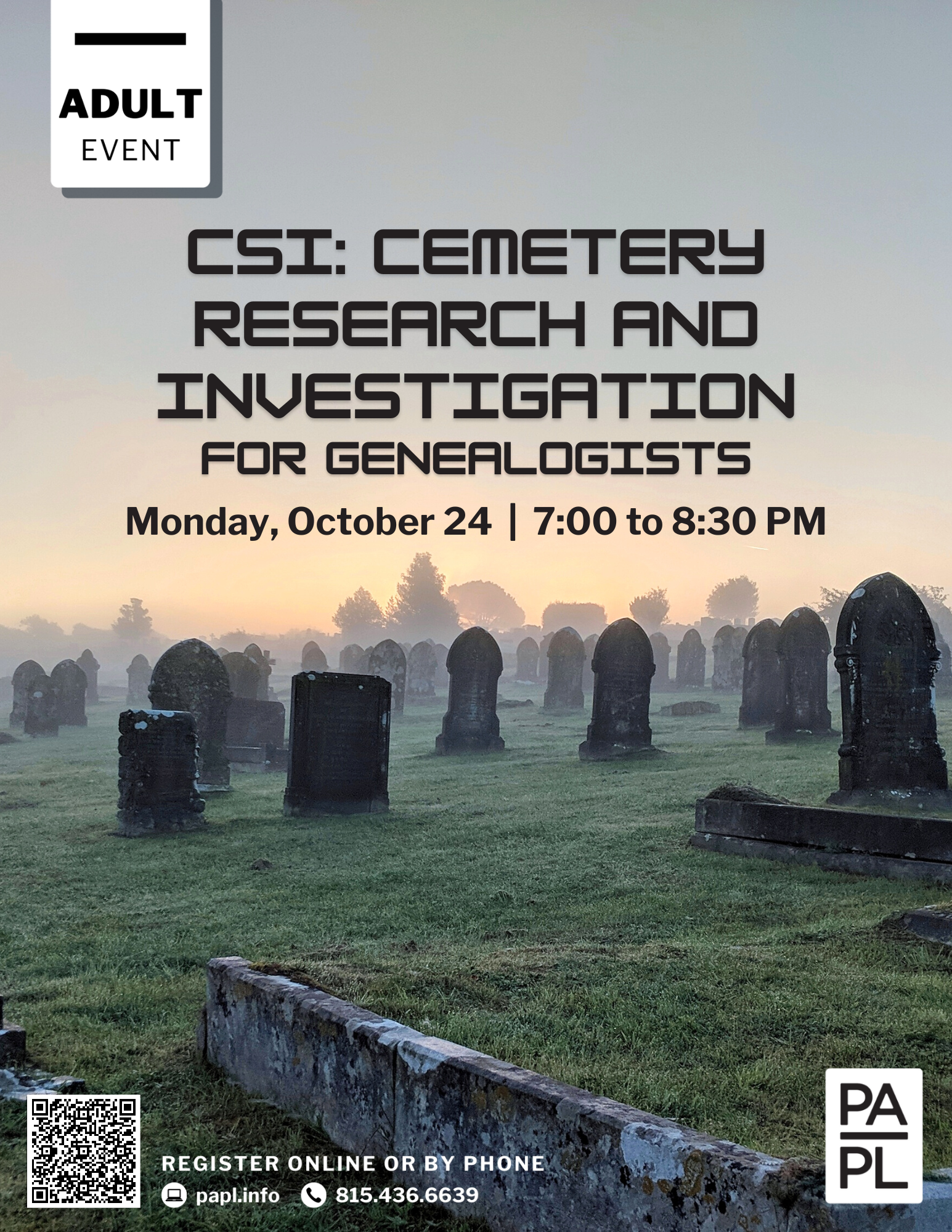 CSI: Cemetery Research and Investigation for Genealogists