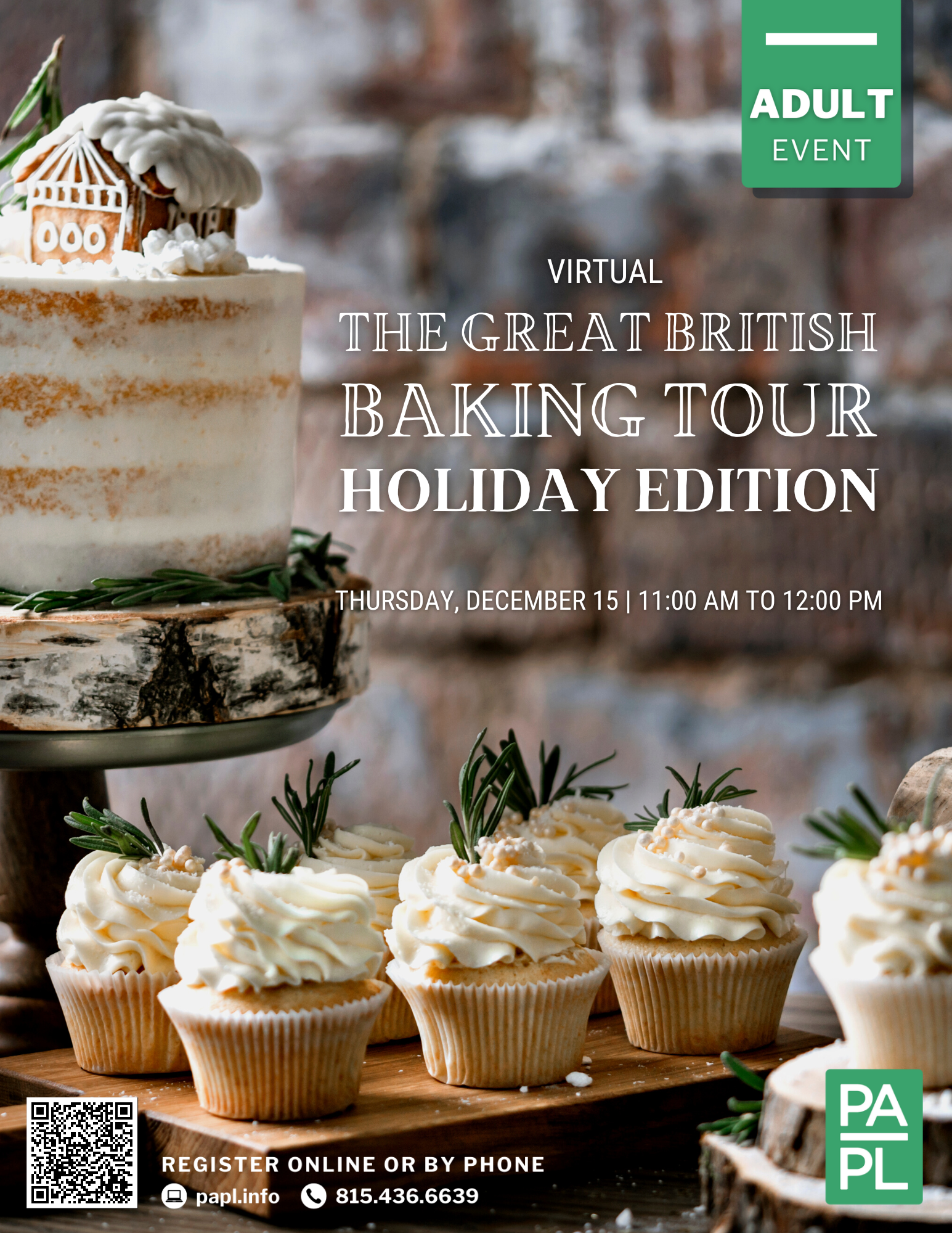 Virtual The Great British Baking Tour - Holiday Edition