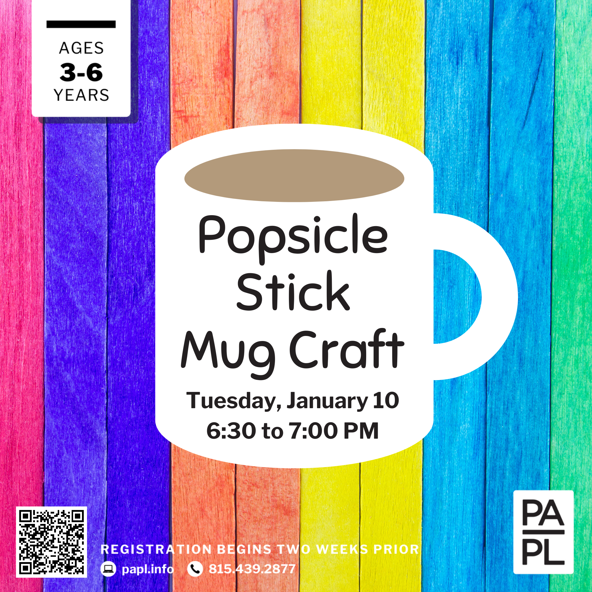 Popsicle Stick Mug Craft 