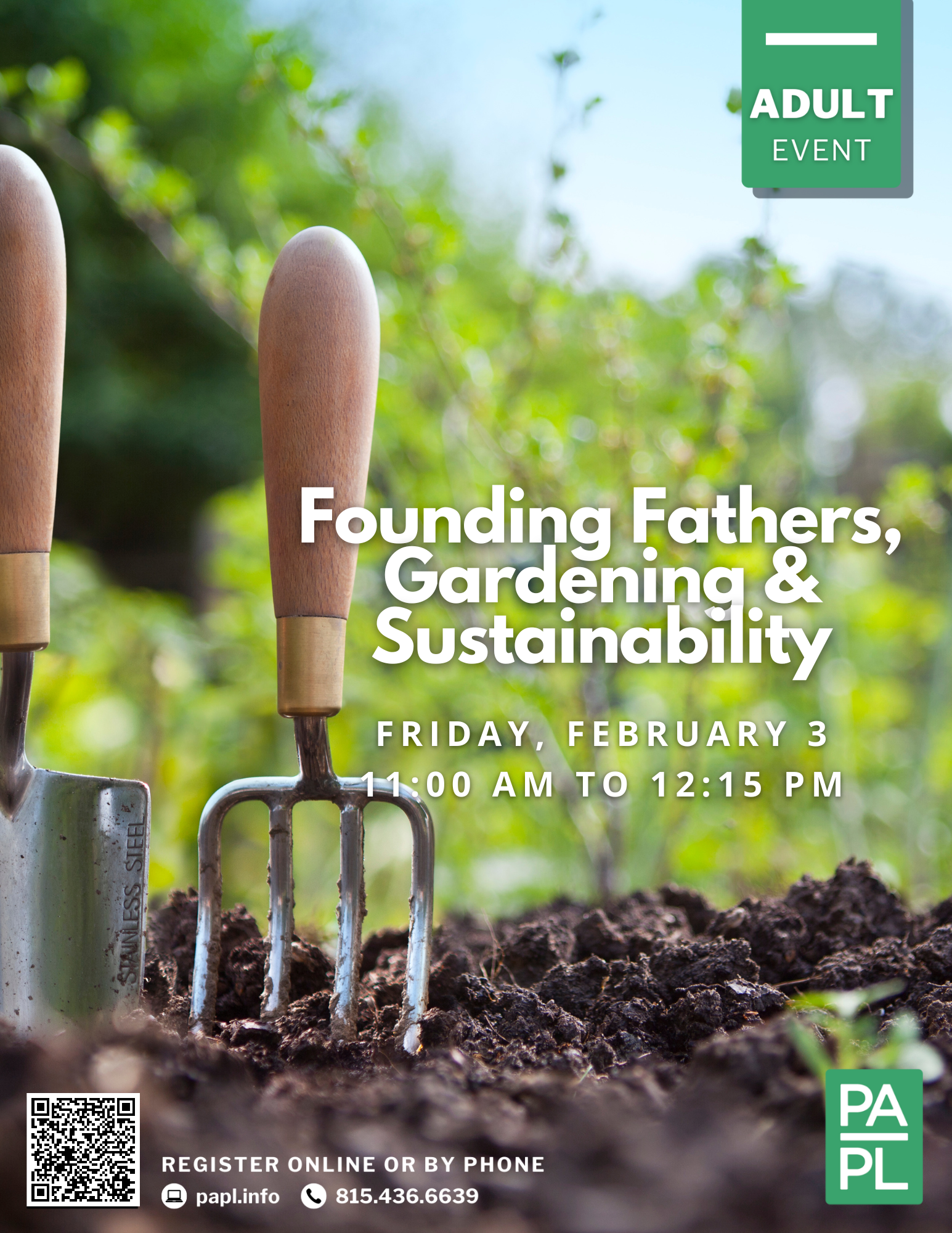 Founding Fathers, Gardening & Sustainability
