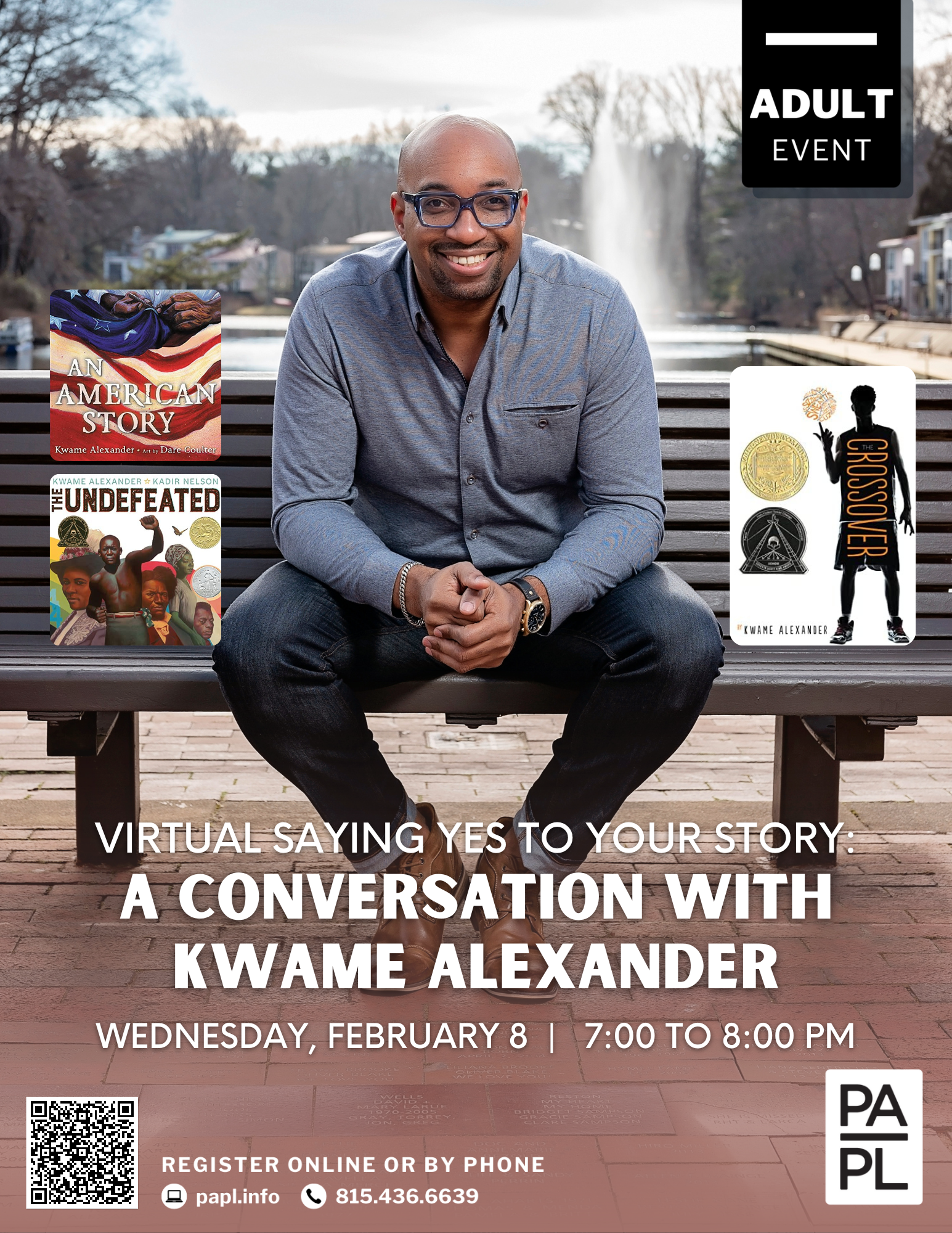 Virtual Saying Yes to Your Story: A conversation with Kwame Alexander