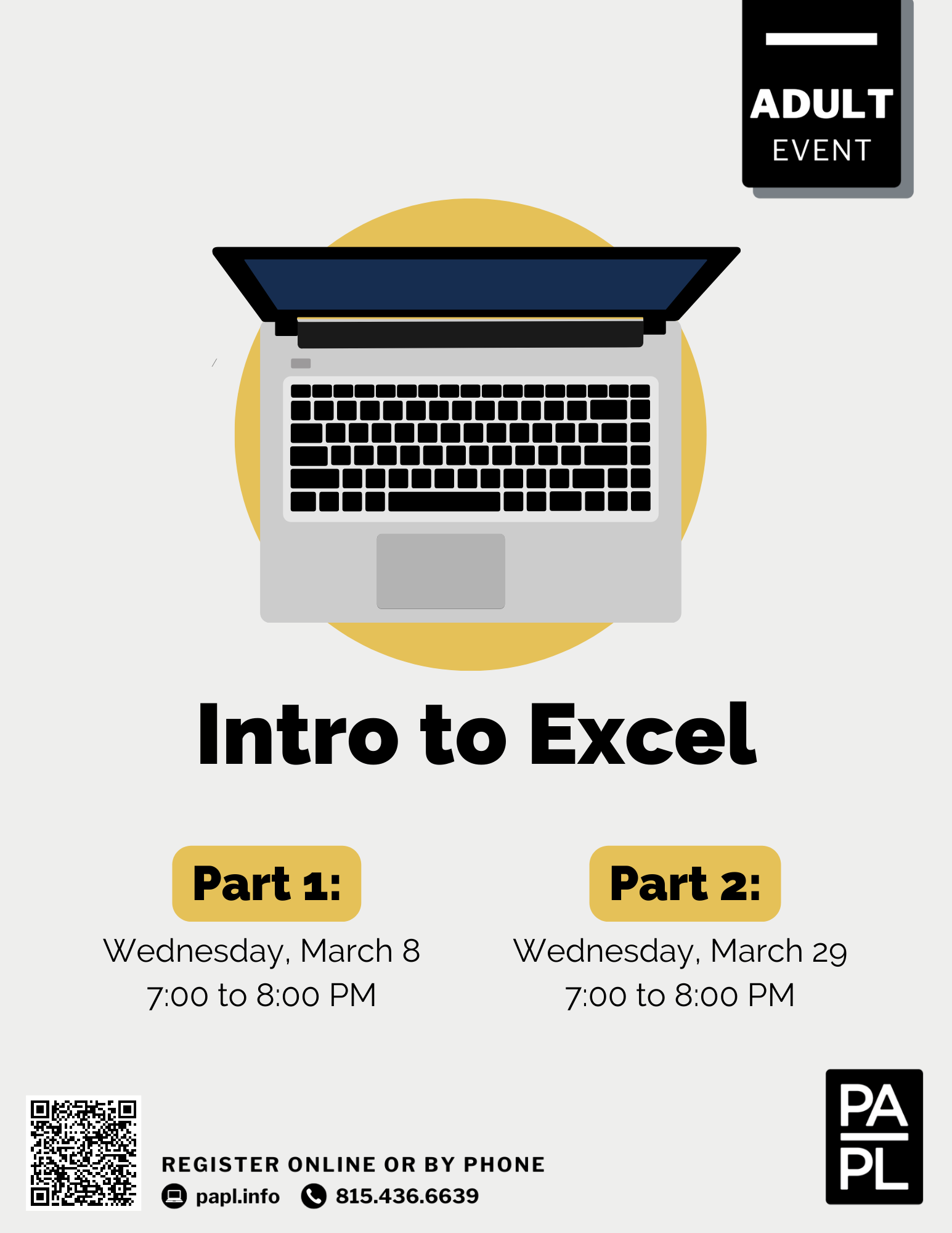 Intro to Excel® Part 1