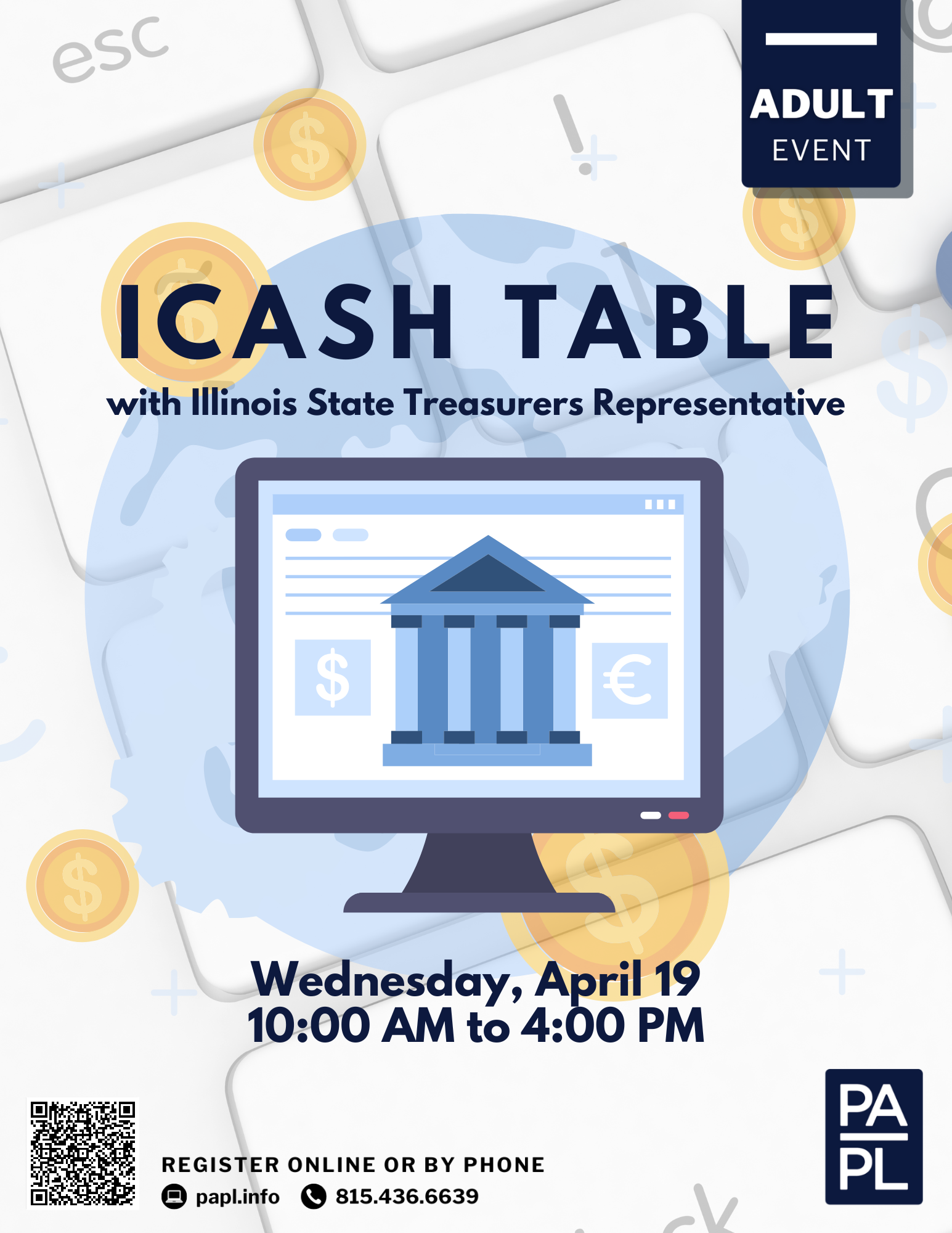 ICash Table with Illinois State Treasurers Representative