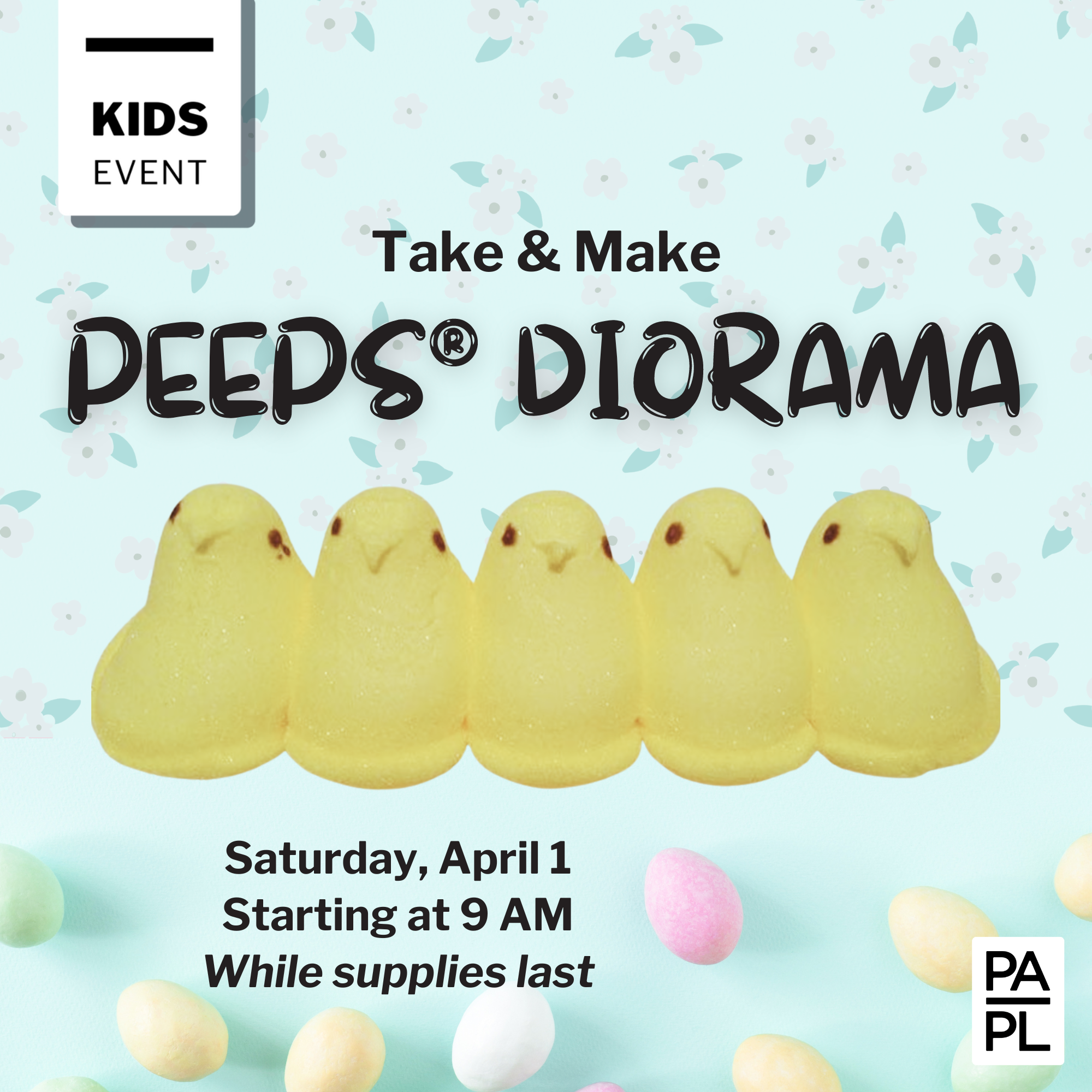 Kids Take & Make Peep Diorama 4.1.2023