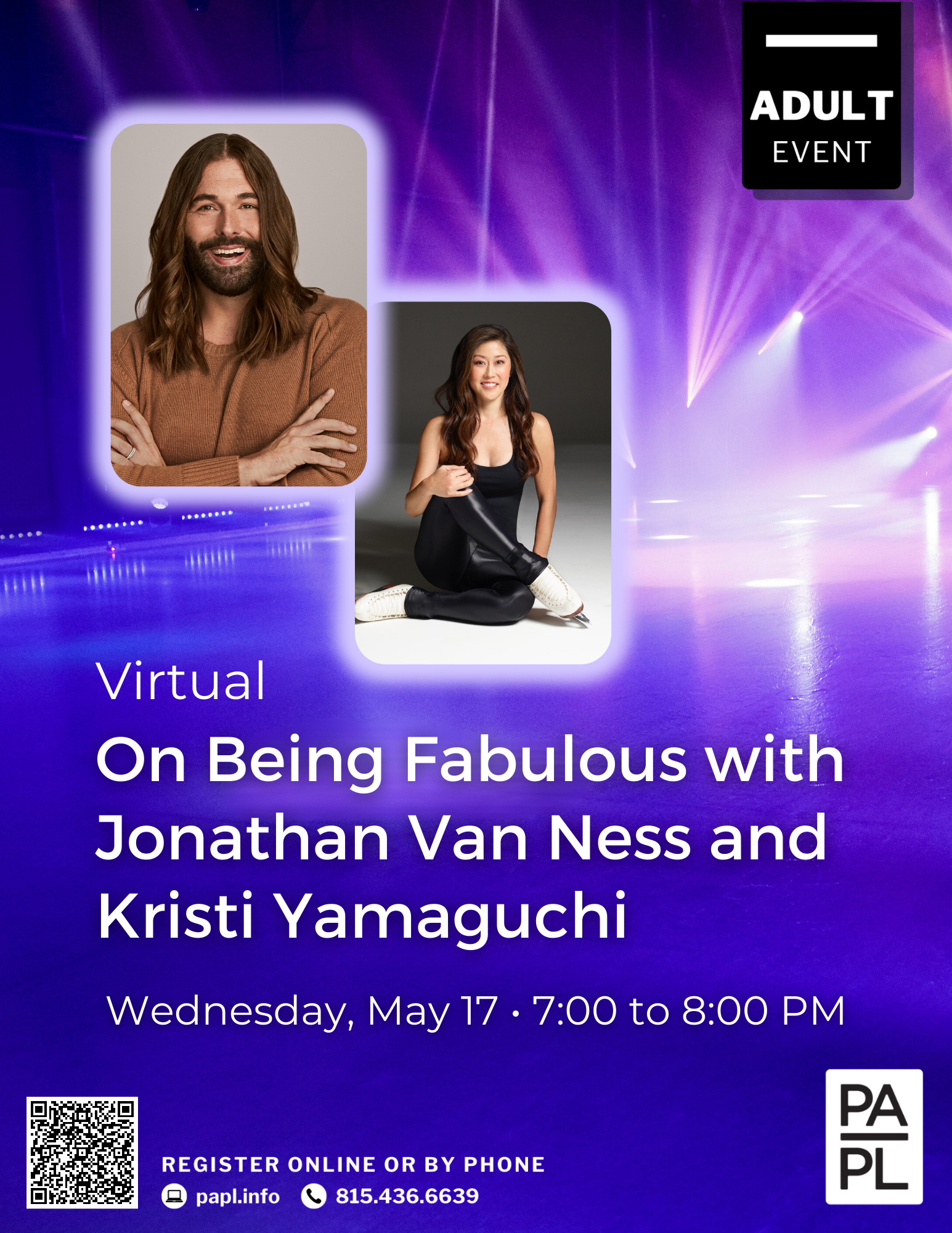 Virtual: On Being Fabulous with Jonathan Van Ness and Kristi Yamaguchi