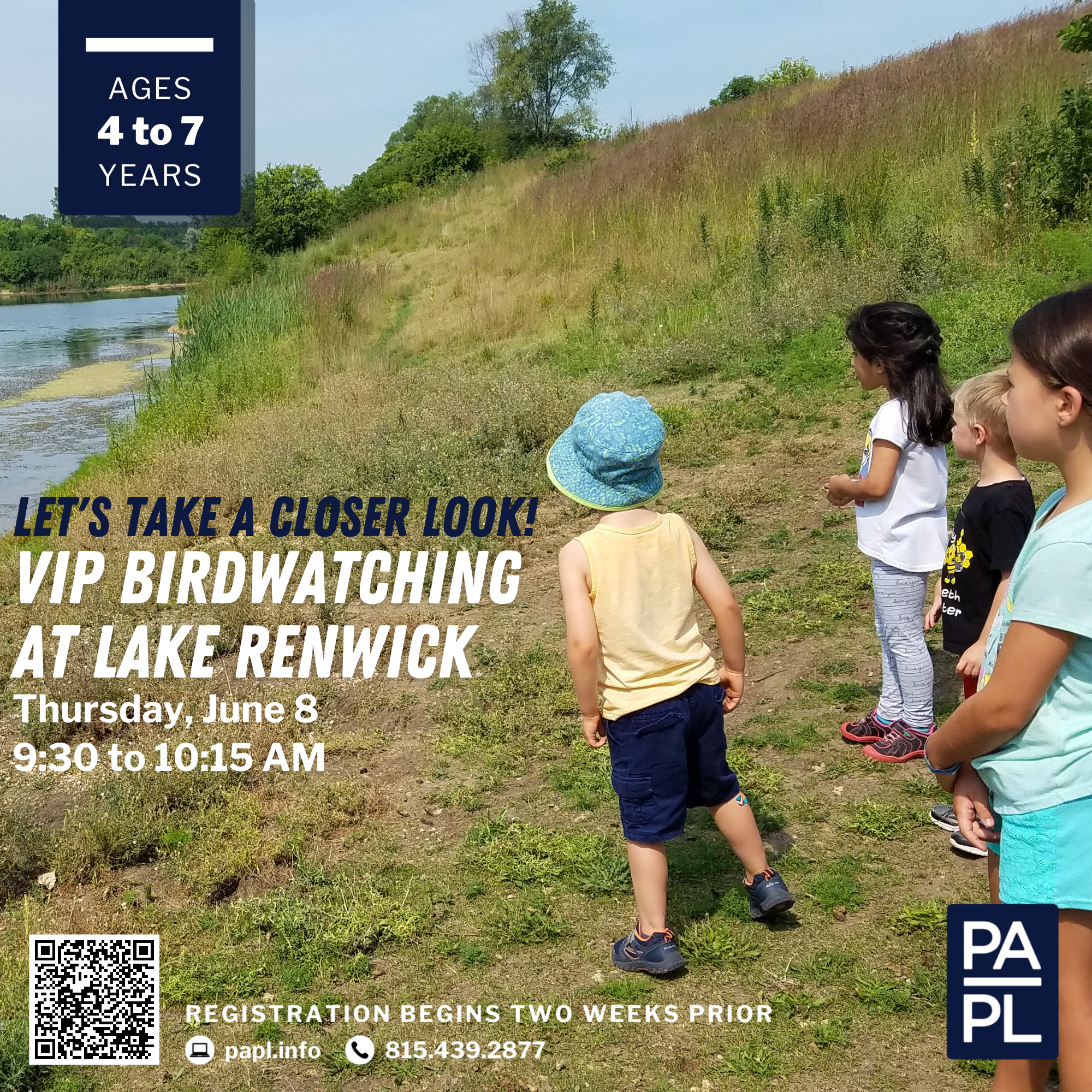 VIP Birdwatching at Lake Renwick 06.08.23 Poster