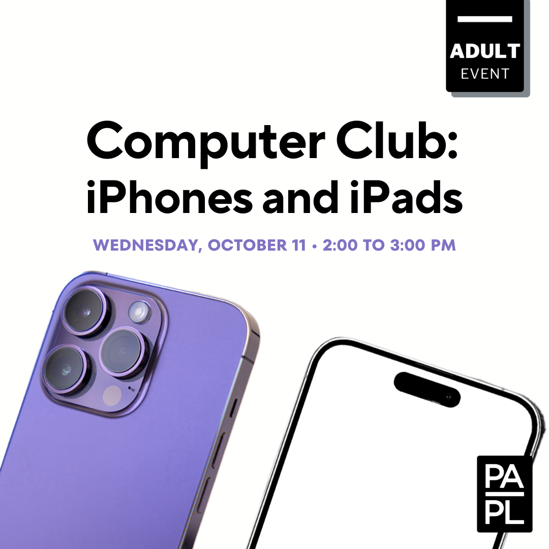 Computer Club: iPhones and iPads