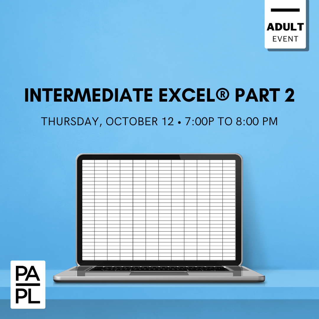 Intermediate Excel® Part 2