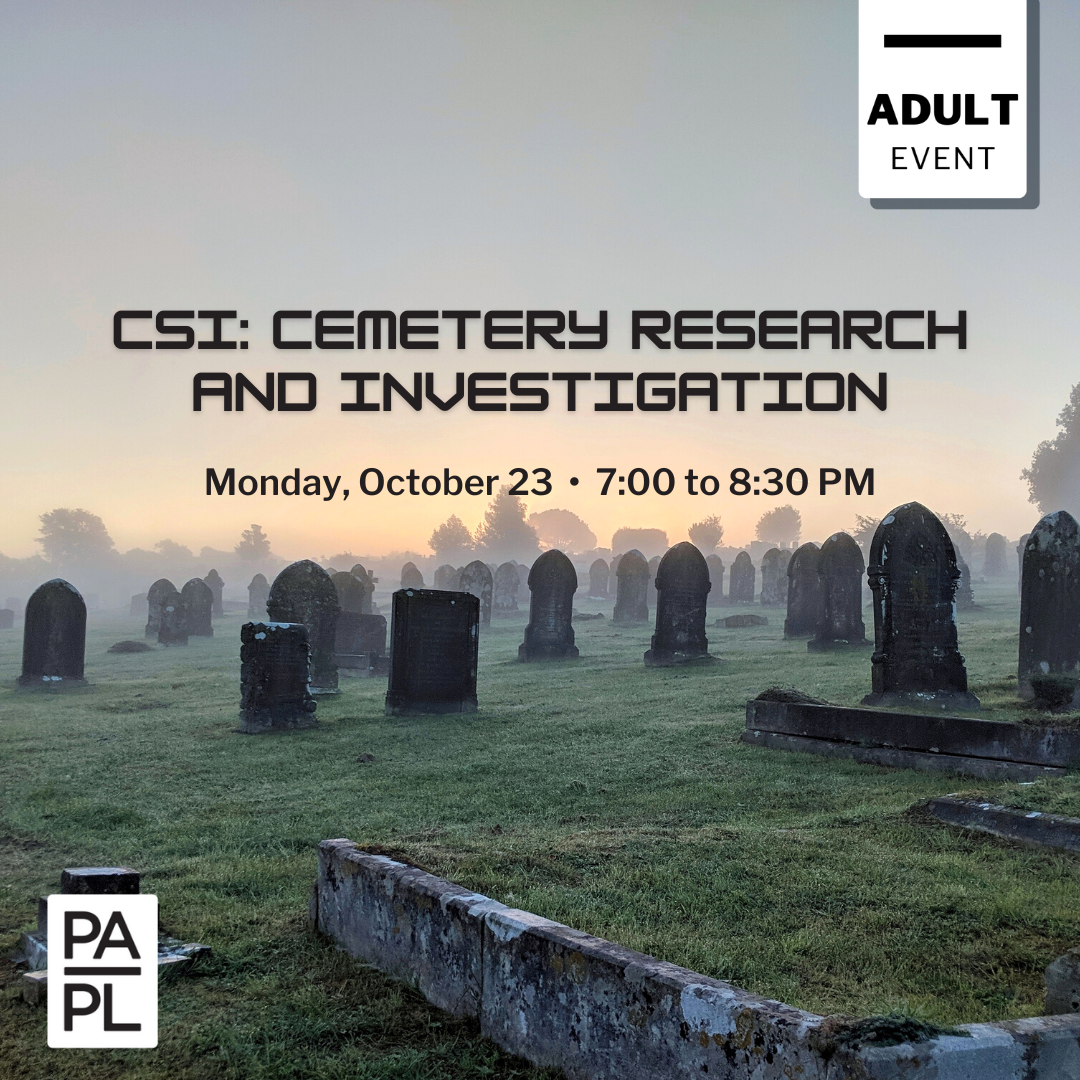 CSI: Cemetery Research and Investigation