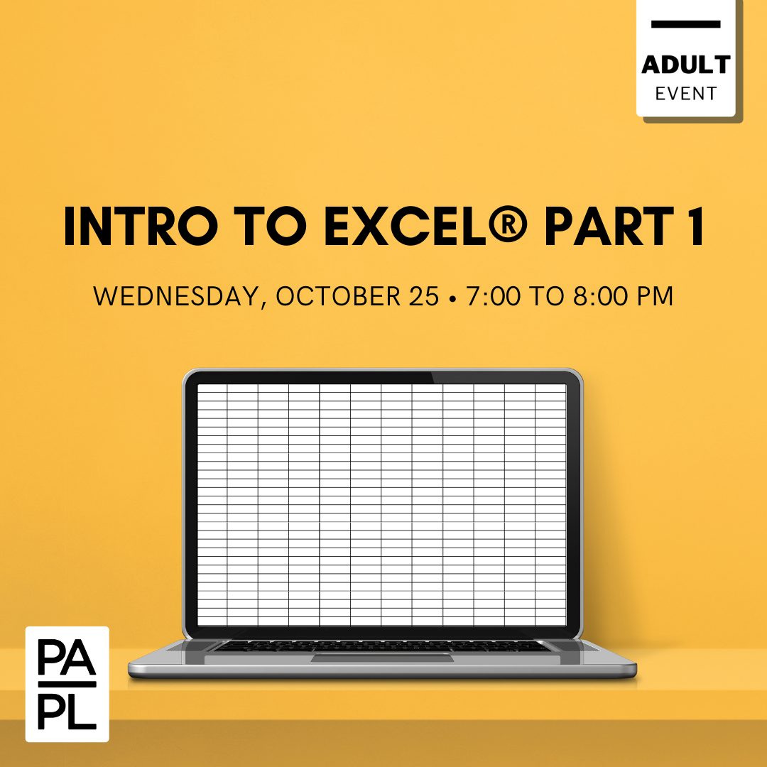 Intro to Excel® Part 1