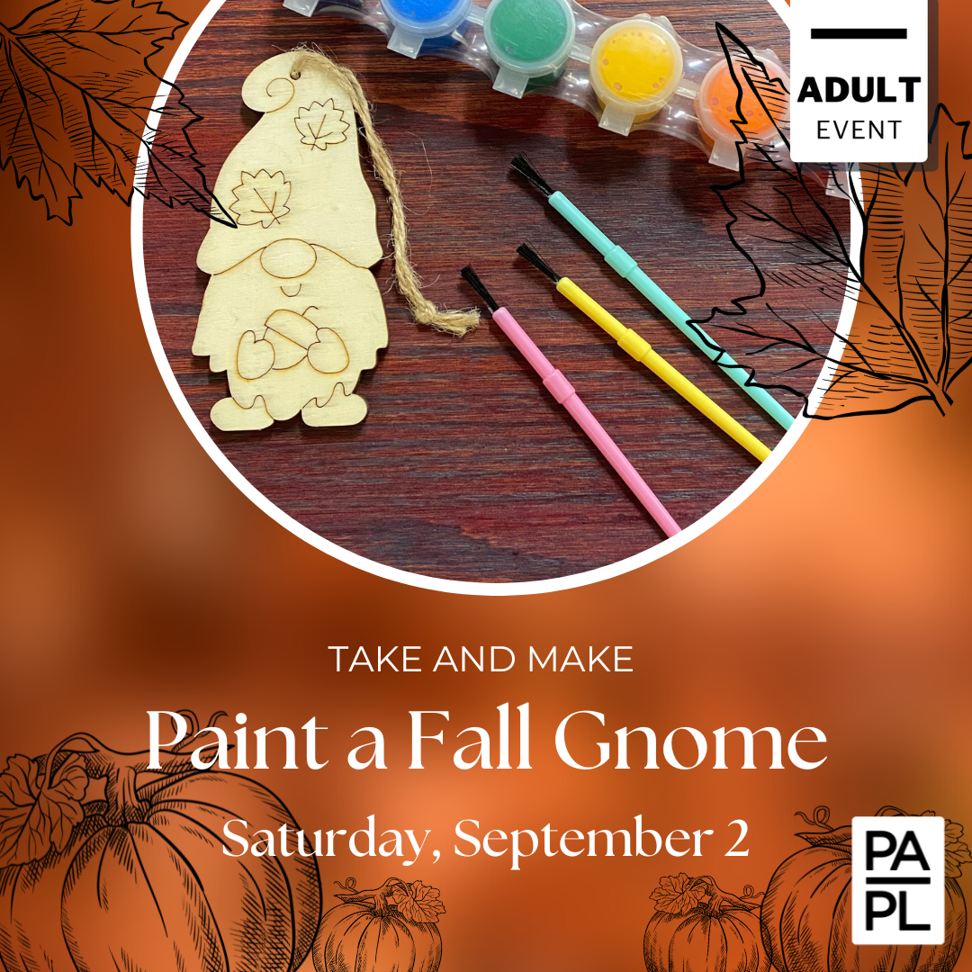 Adult Take & Make: Paint a Fall Gnome