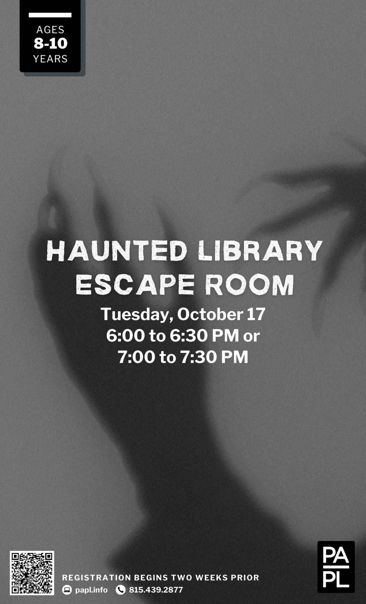 Haunted Library Escape Room 10.17.23 