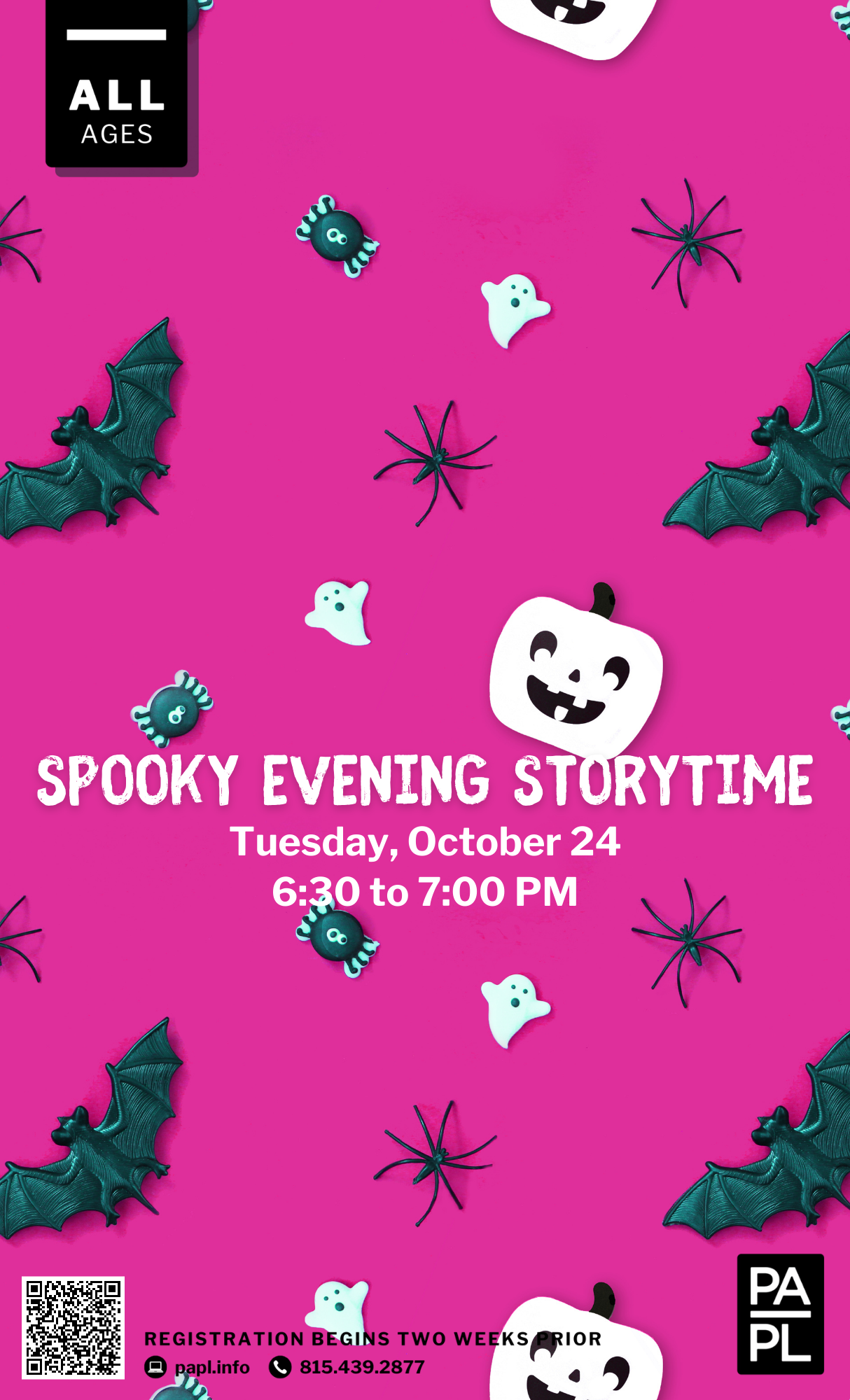 Spooky Evening Storytime 10.24.23 