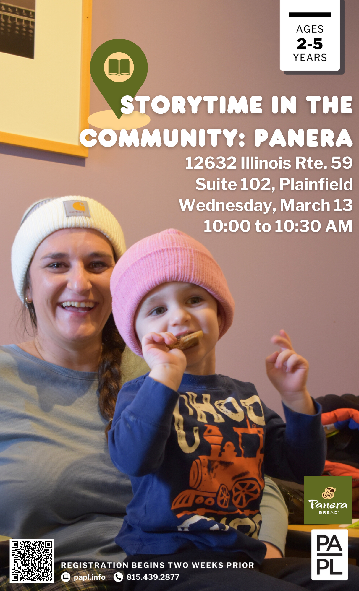 Storytime in the Community: Panera