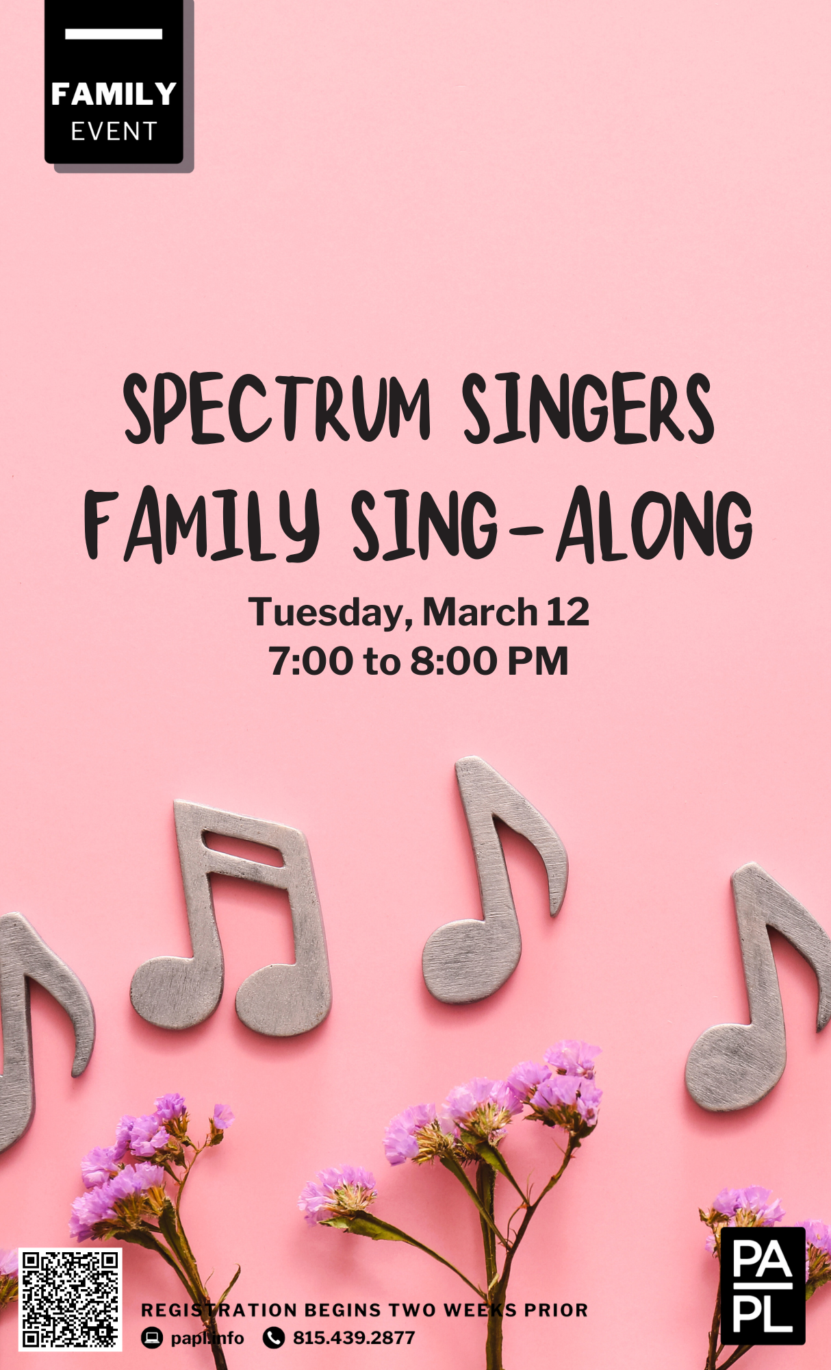 Spectrum Singers Family Sing-along 