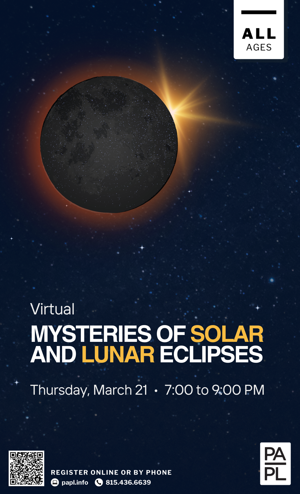 Virtual Mysteries of Solar and Lunar Eclipses 