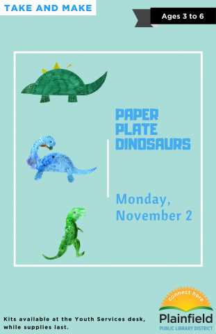 Paper Plate Dinosaur