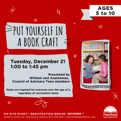 Put Yourself in a Book Craft 12.21.2021