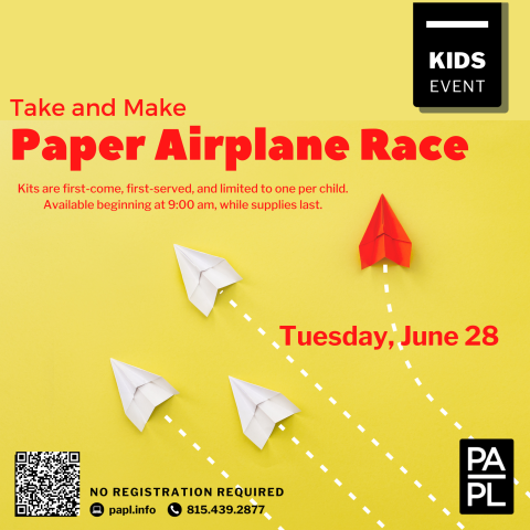 Paper airplane race