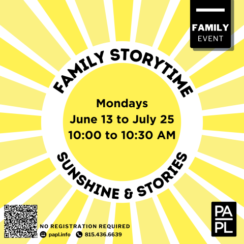 Family Storytime: Sunshine & Stories