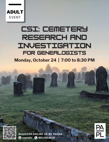 CSI: Cemetery Research and Investigation for Genealogists