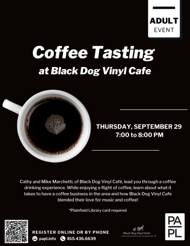 Coffee Tasting at Black Dog Vinyl Cafe