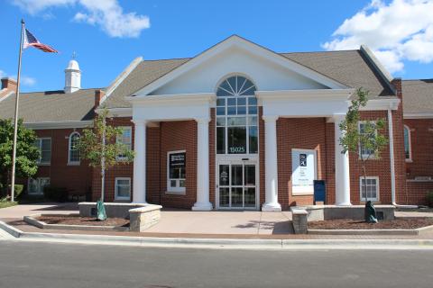 Front Exterior of the Library Building