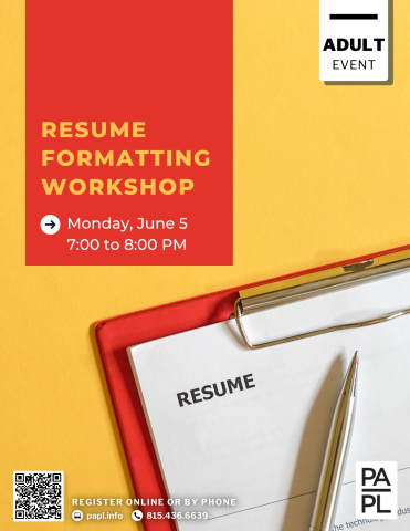 Resume Formatting Workshop