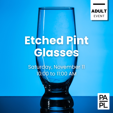 Etched Pint Glasses