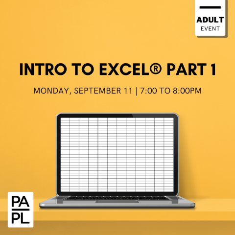 Intro to Excel® Part 1