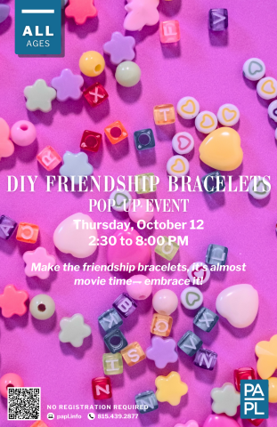 DIY Friendship Bracelets Pop-Up 10.12.23 