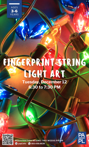 Fingerprint String Light Art 12.12.23