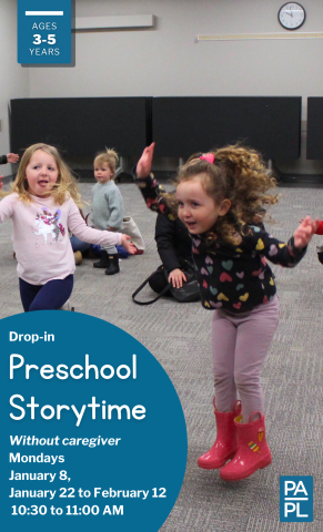 Preschool Storytime Winter 23-24