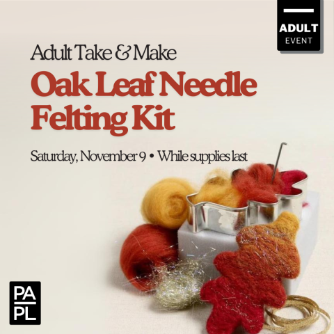 Oak Leaf Needle Felting Kit