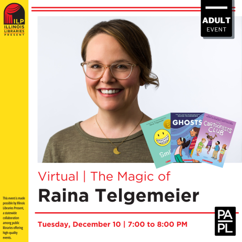 Illinois Libraries Present: Raina Telgemeier