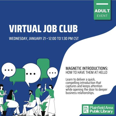 Job Club January 21 2026