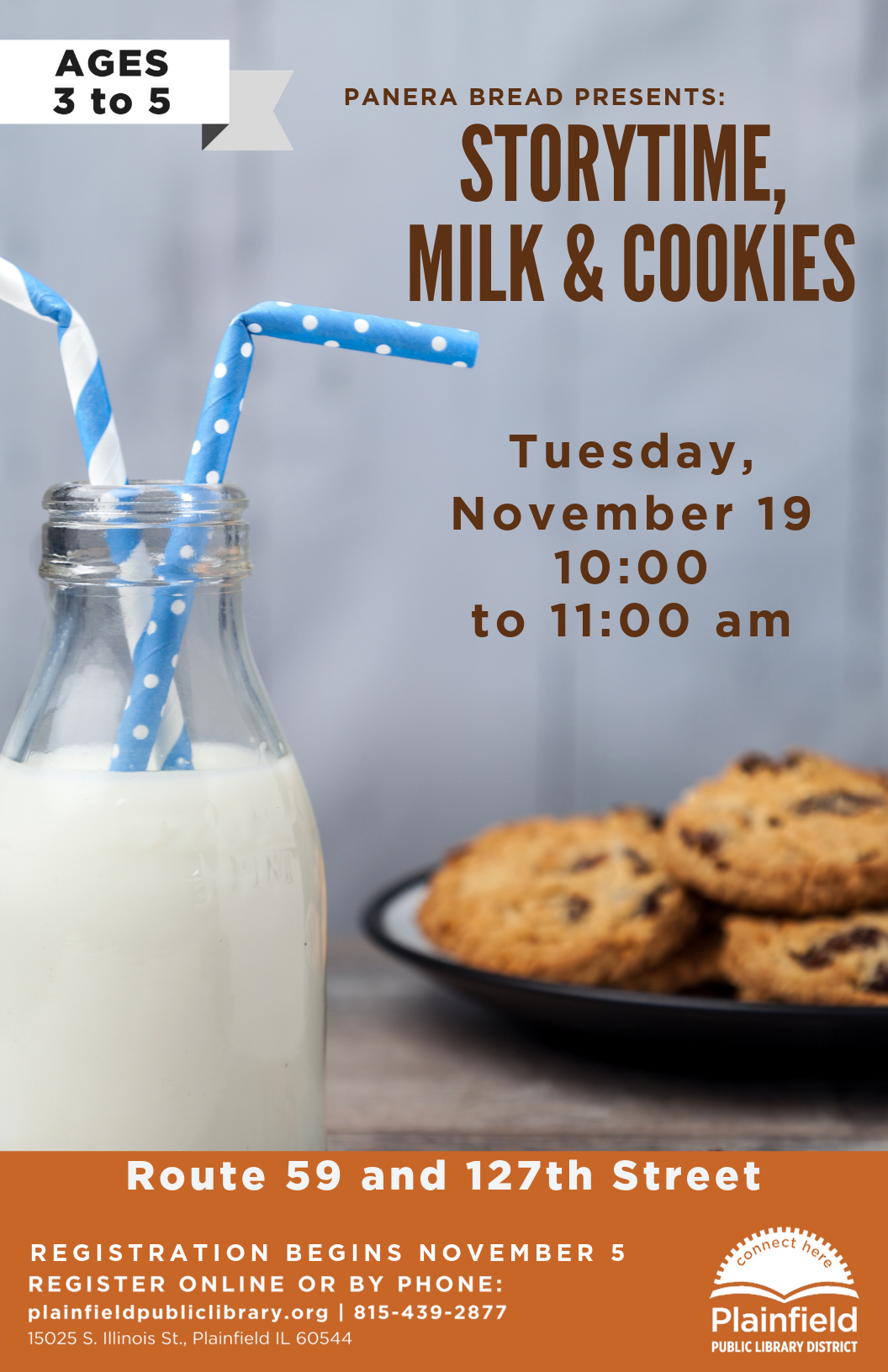 Panera Storytime Milk and Cookies