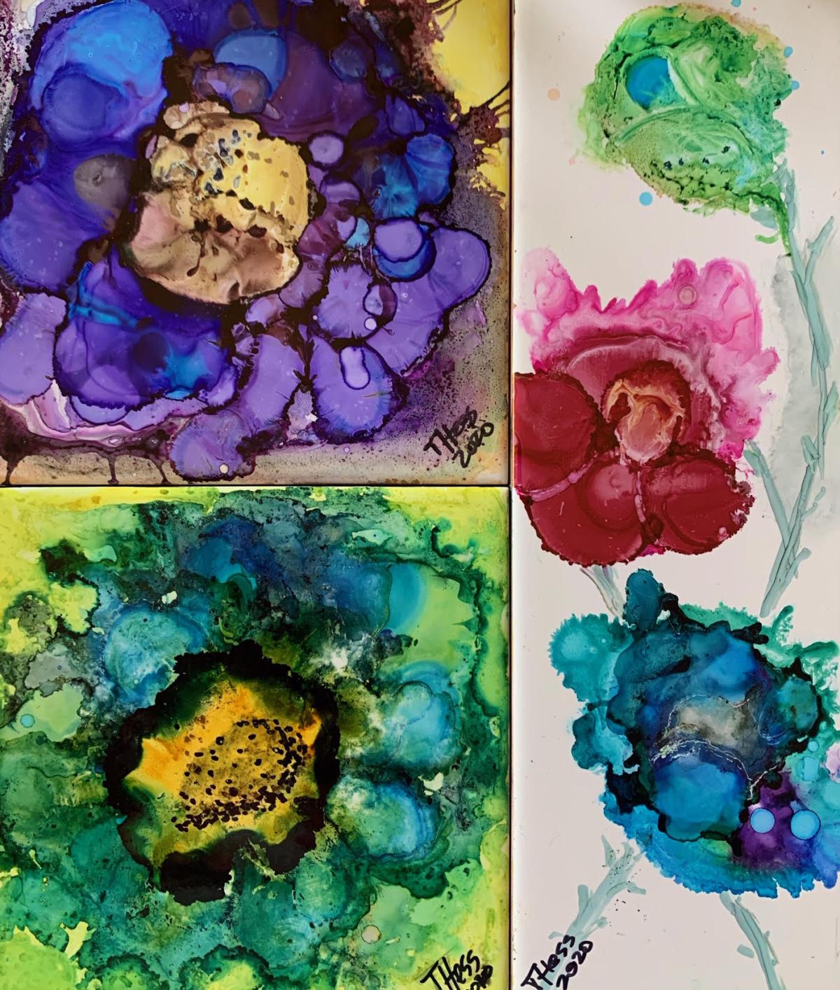 Alcohol Ink Painting