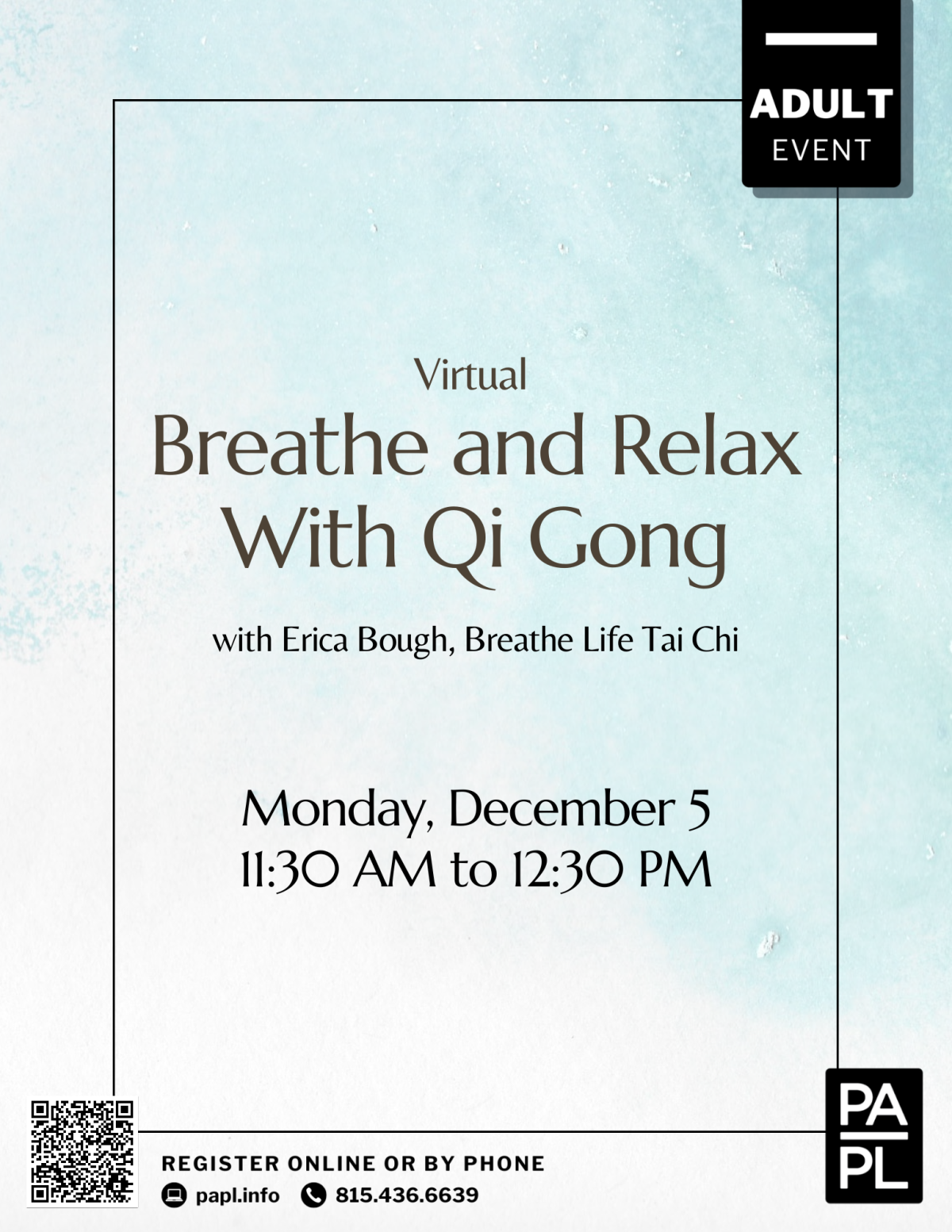 Virtual Breathe and Relax With Qi Gong